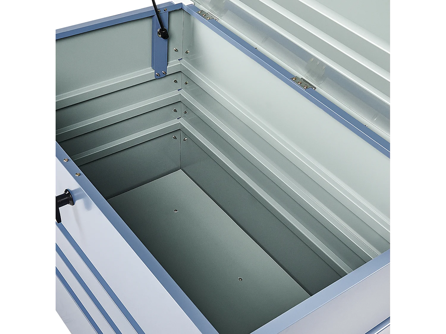 Kussenbox CEBROSA Metaal 132 cm 62 cm Blauw