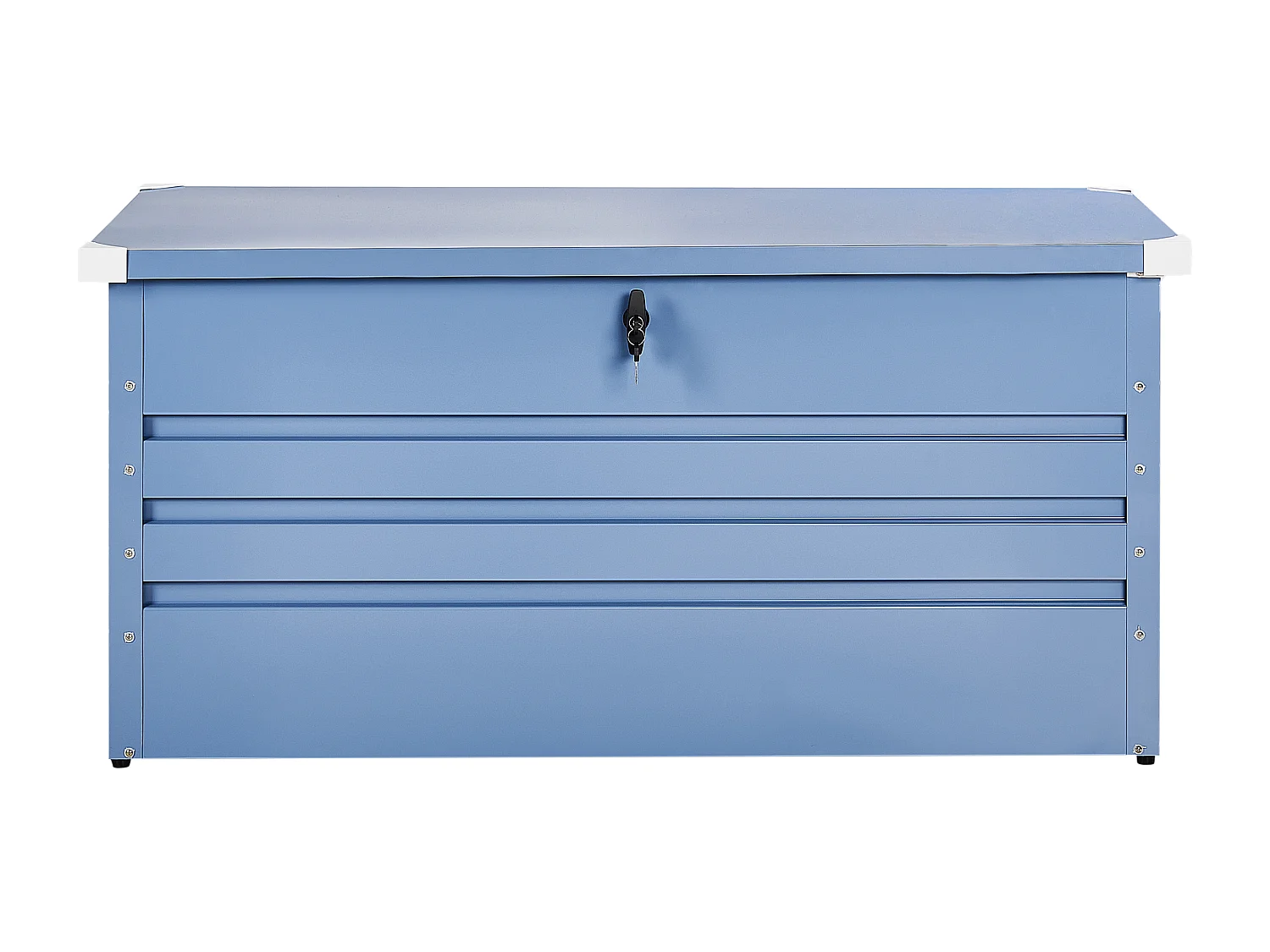 Coffre de rangement CEBROSA 132 cm 62 cm Bleu