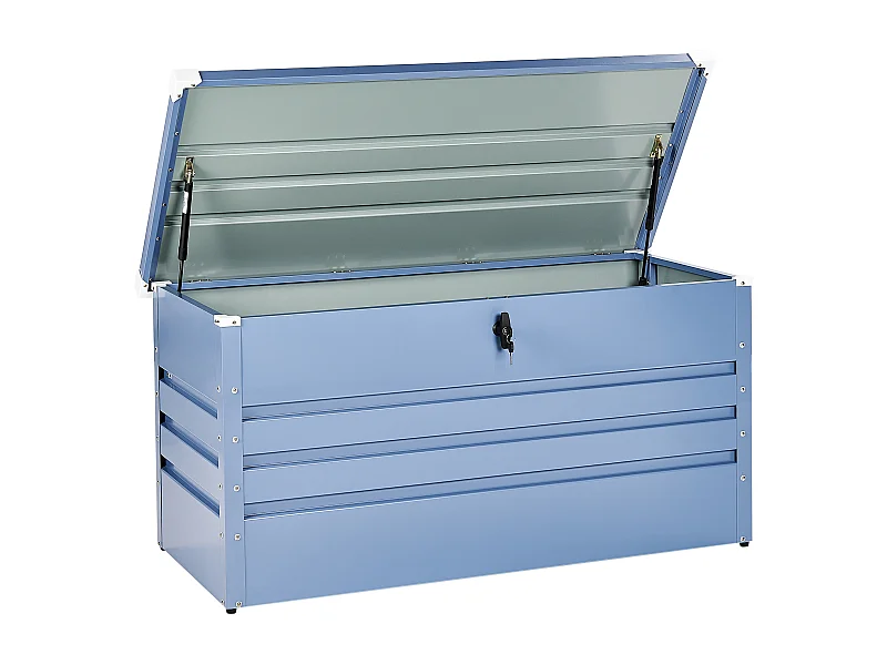 Aufbewahrungsbox CEBROSA Metall 132 cm 62 cm Blau