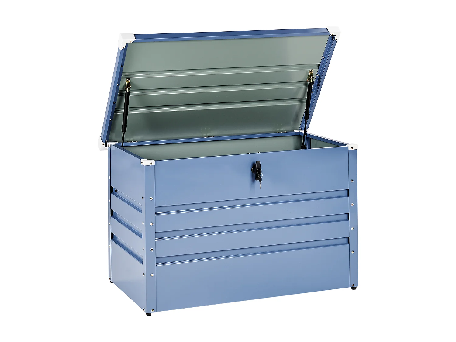 Kussenbox CEBROSA Metaal 100 cm 62 cm Blauw