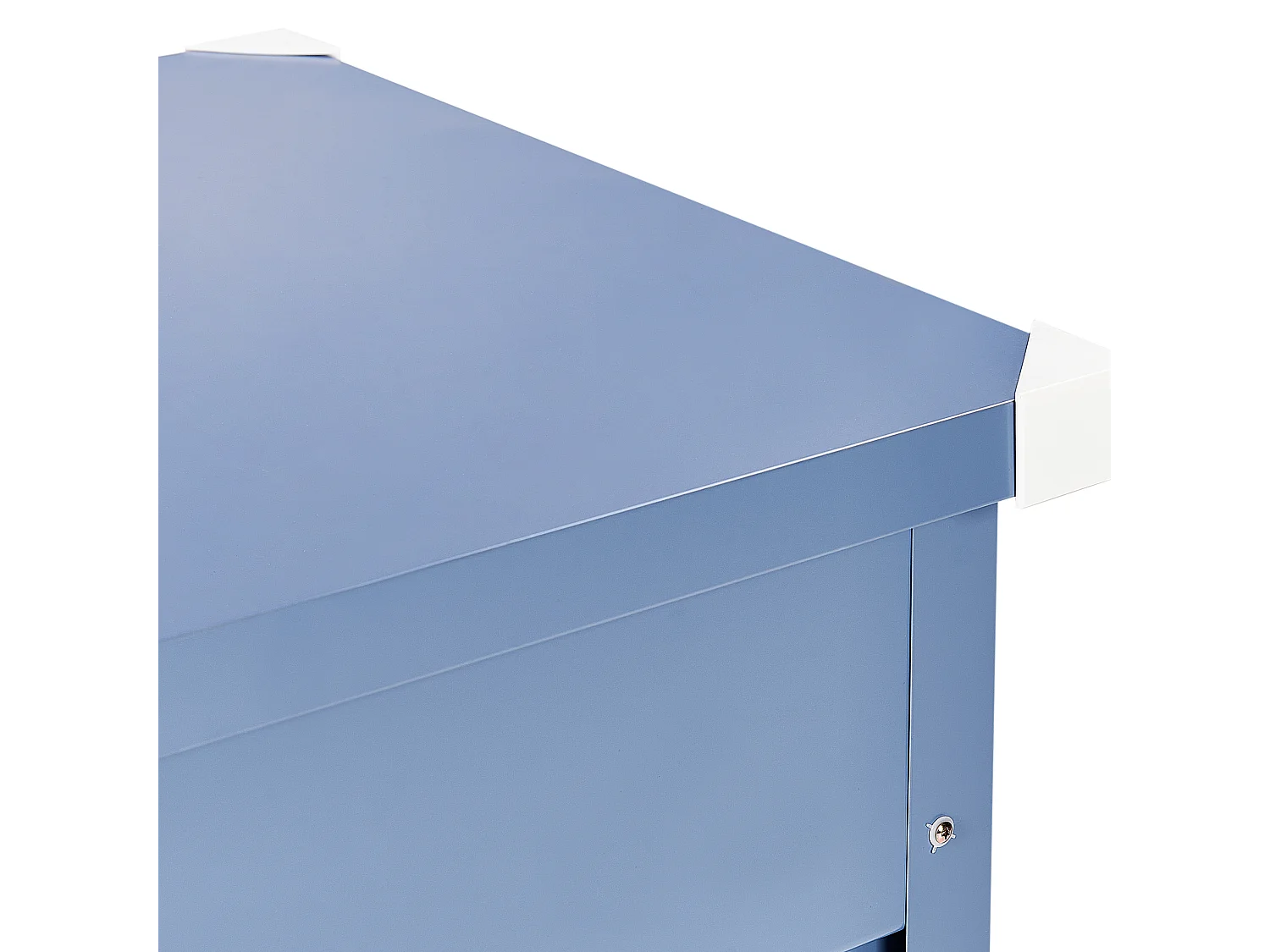 Kussenbox CEBROSA Metaal 100 cm 62 cm Blauw