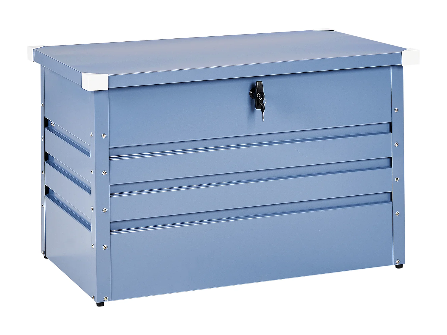 Aufbewahrungsbox CEBROSA Metall 100 cm 62 cm Blau