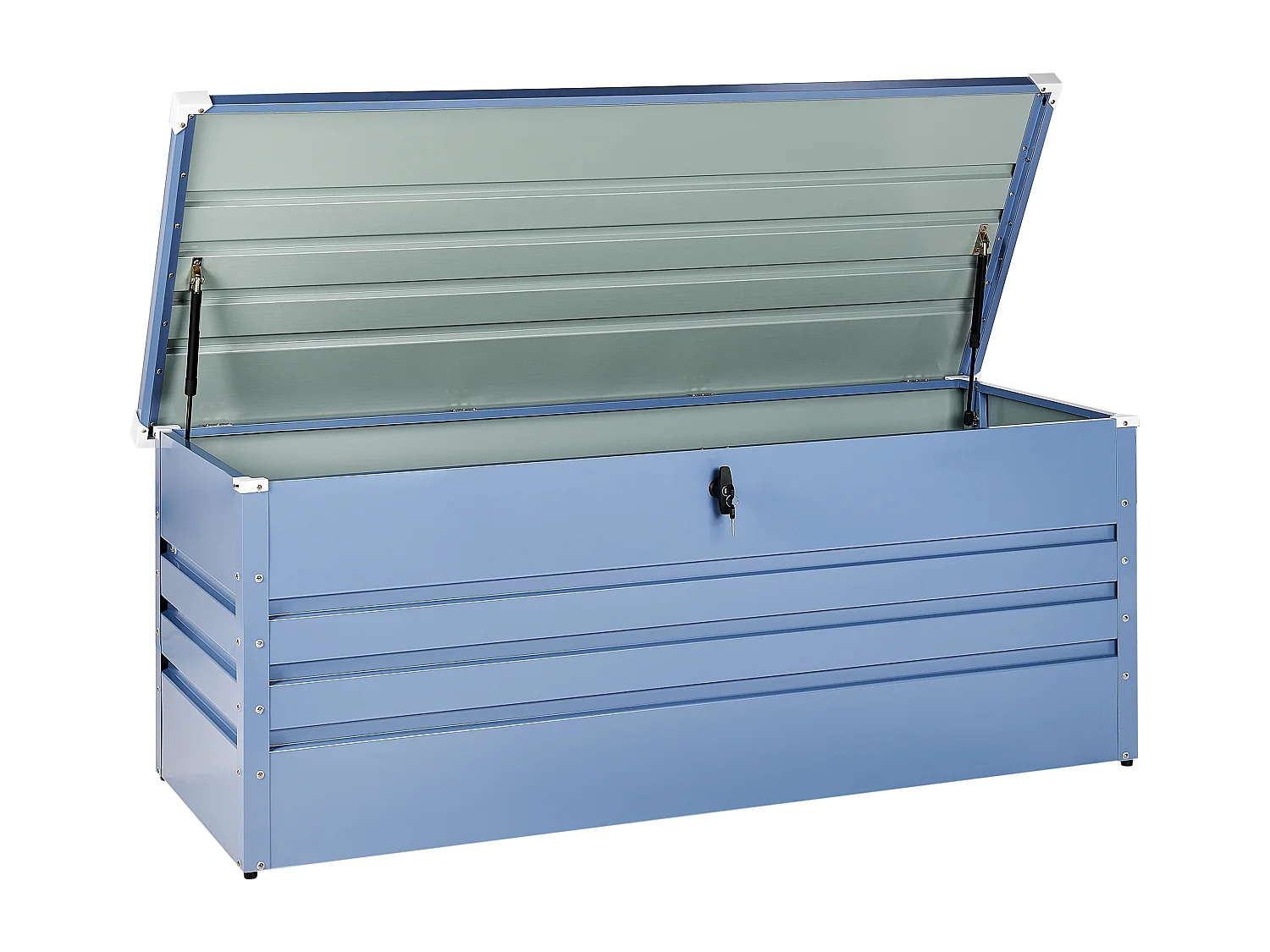 Kussenbox CEBROSA Metaal 165 cm 70 cm Blauw