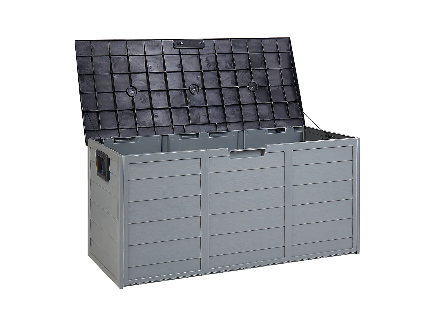 Coffre de rangement LOCARNO 112 cm 50 cm Gris