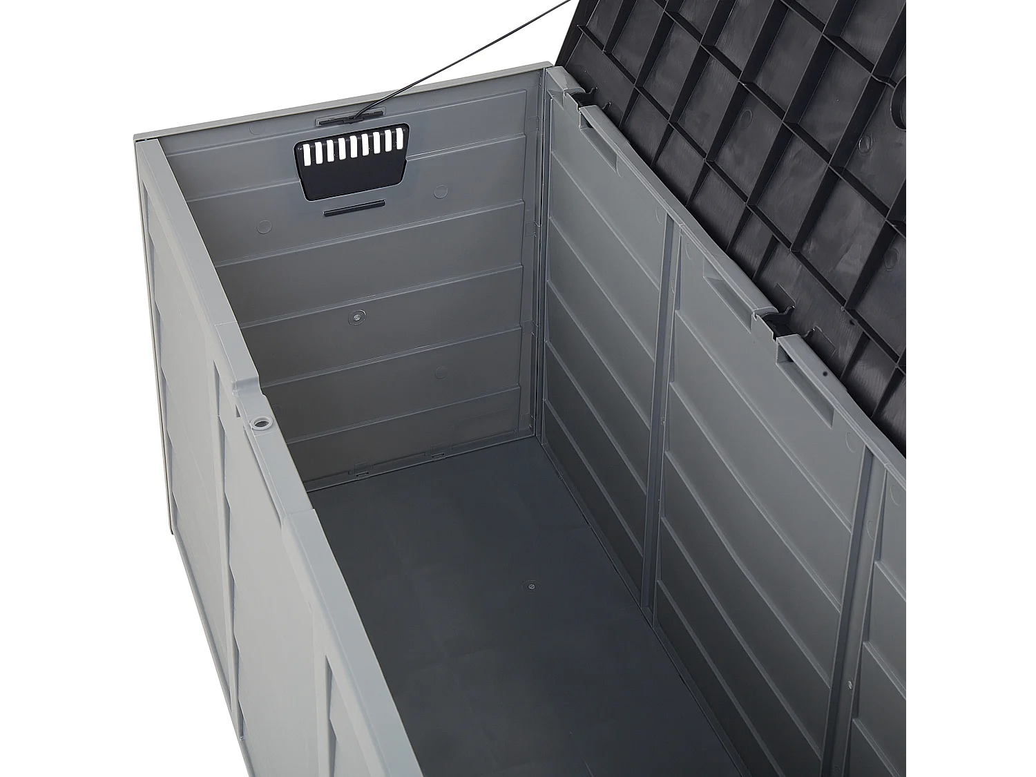 Coffre de rangement LOCARNO 112 cm 50 cm Gris