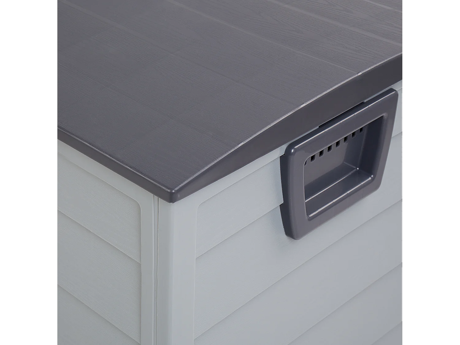 Coffre de rangement LOCARNO 112 cm 50 cm Gris