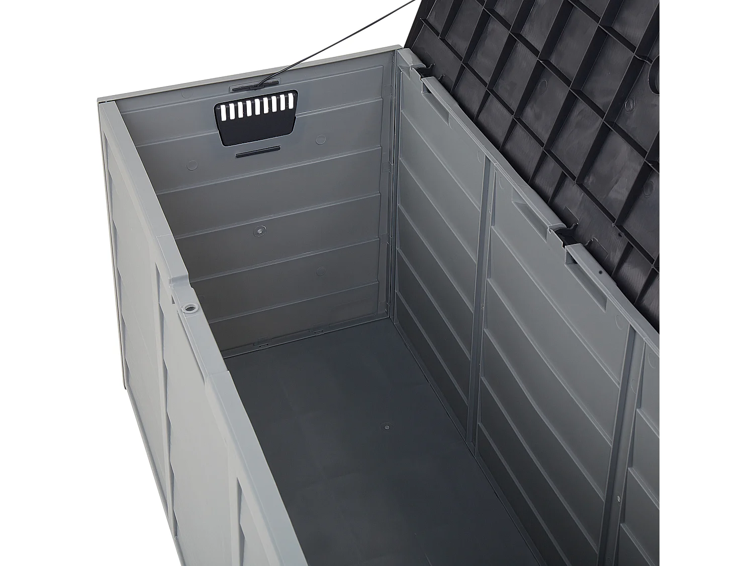 Coffre de rangement LOCARNO 112 cm 50 cm Gris