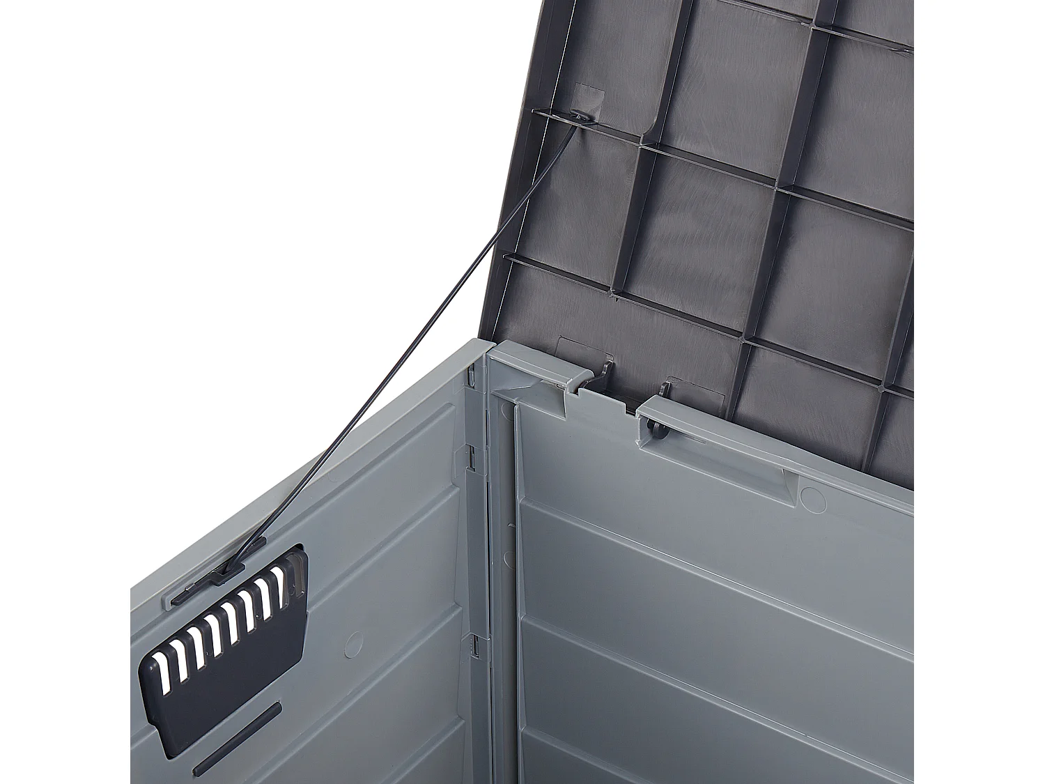 Coffre de rangement LOCARNO 112 cm 50 cm Gris