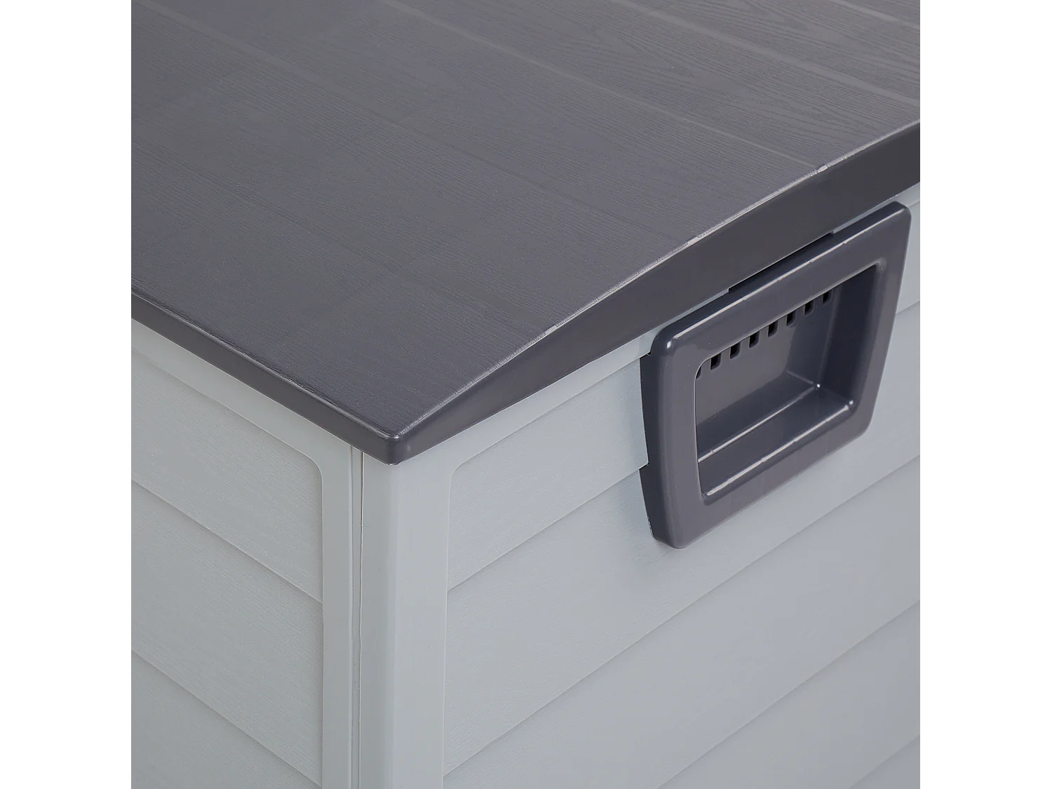 Coffre de rangement LOCARNO 112 cm 50 cm Gris