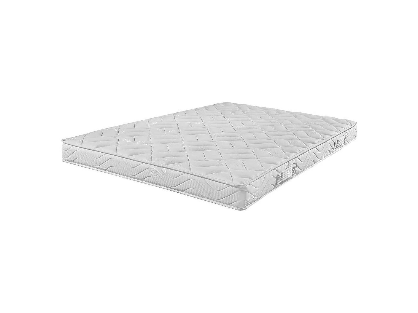 Matelas mousse + Sommier métal C310 140x190 Morgan - Hauteur 17 cm - Soutien ferme
