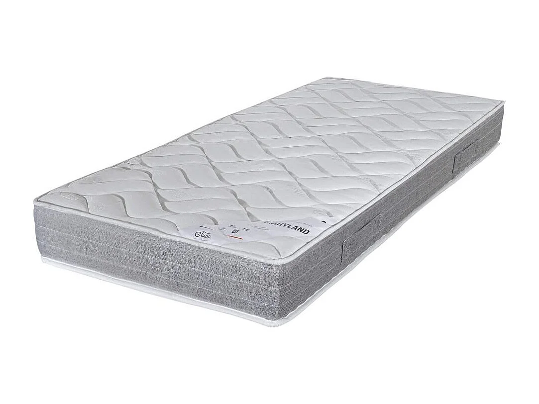 Matelas mousse + Sommier métal C310 2x90x190 Maryland - Hauteur 20 cm - Soutien ferme