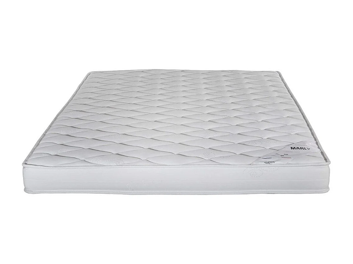 Matelas mousse + Sommier métal C39 120x190 Marly - Hauteur 15 cm - Soutien ferme