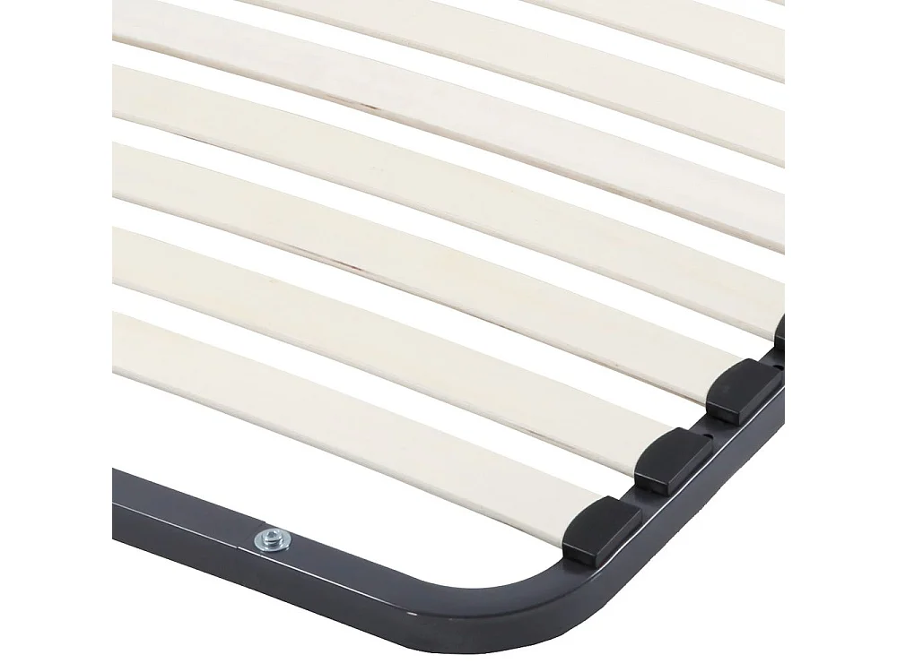 Matelas mousse + Sommier métal démonté 160x200 Melior - Hauteur 20 cm - Soutien ferme