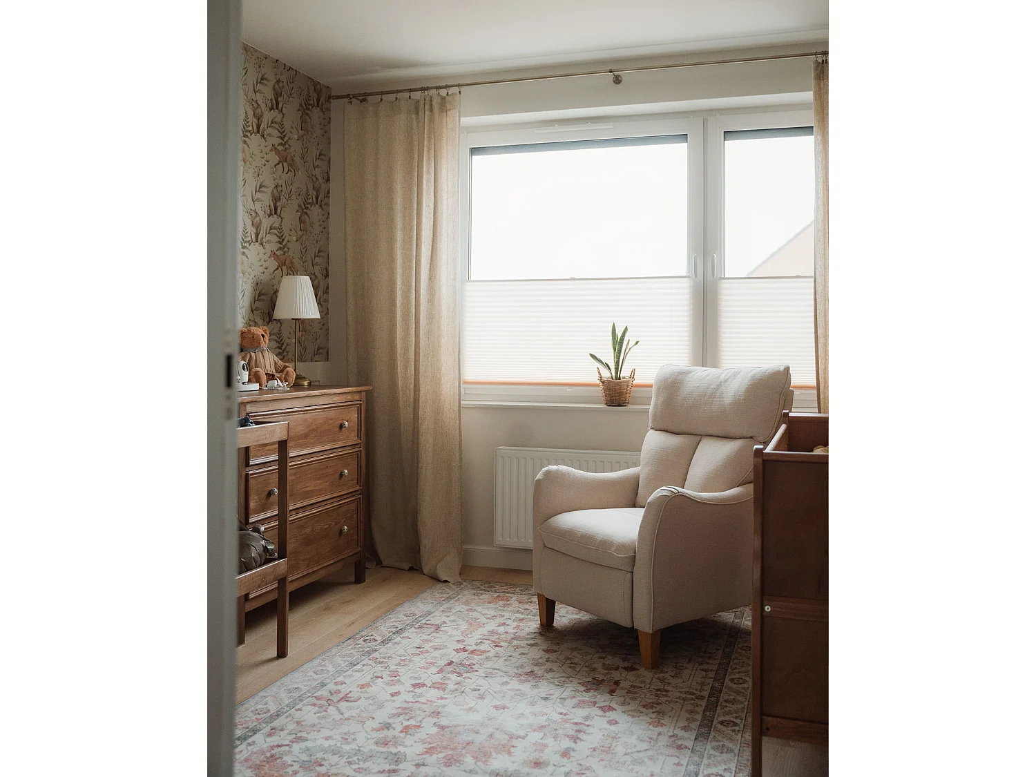Fauteuil inclinable ROYSTON Tissu Beige