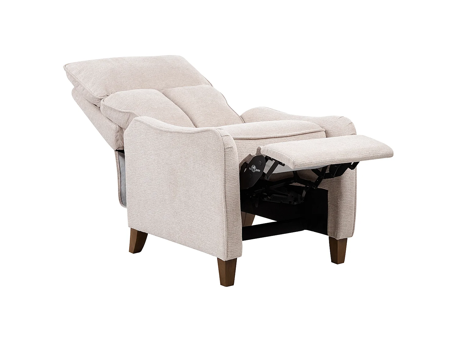 Fauteuil inclinable ROYSTON Tissu Beige