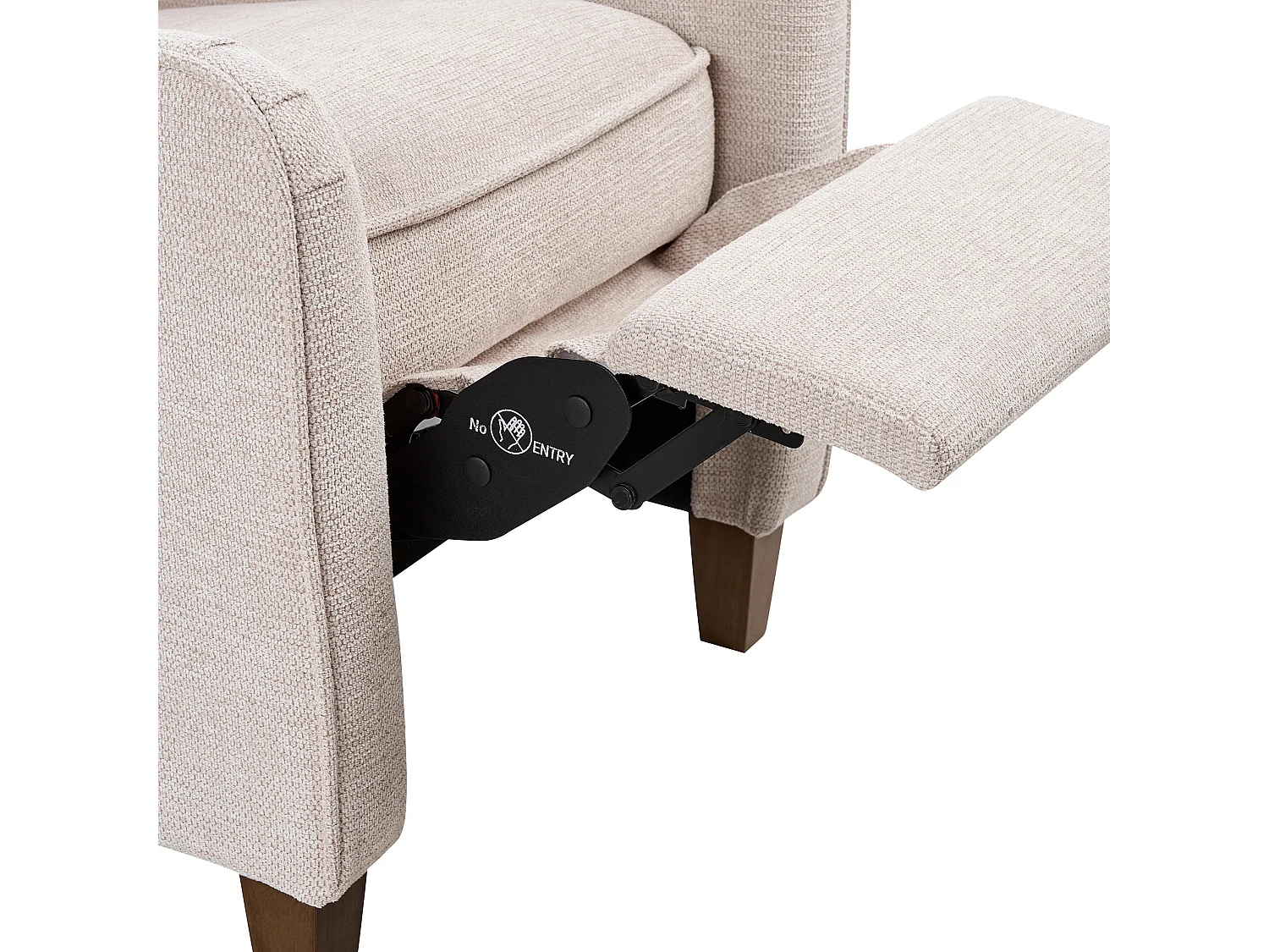 Fauteuil inclinable ROYSTON Tissu Beige