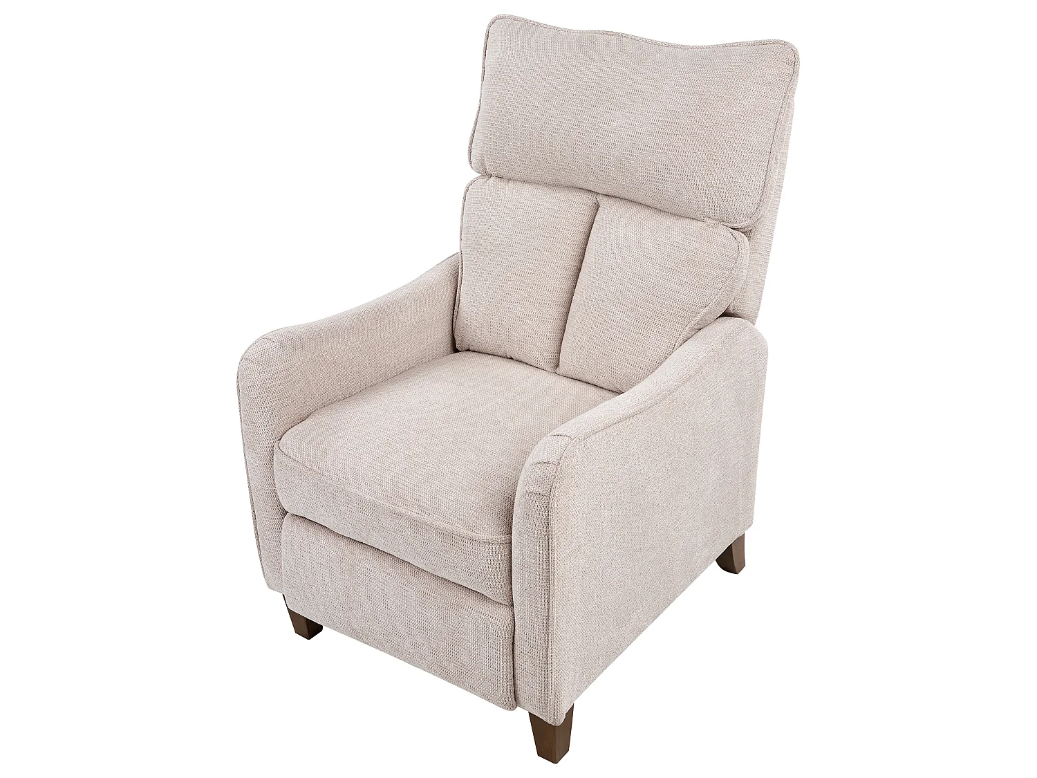 Sedia reclinabile ROYSTON Tessuto Beige