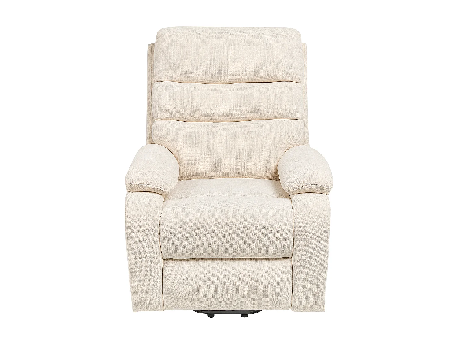 Fauteuil inclinable électrique RISE Repose-pieds inclus Tissu Beige clair