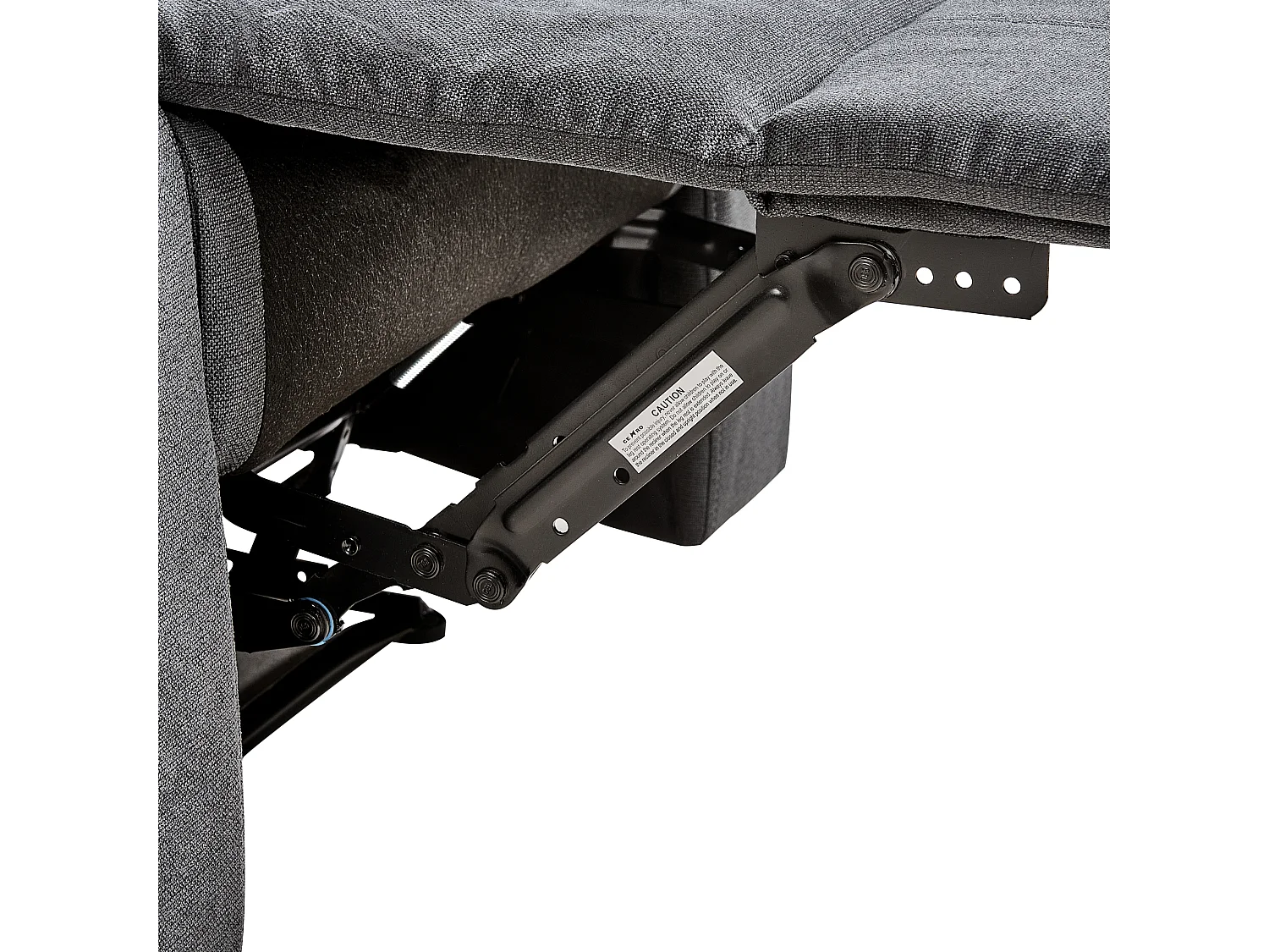 Fernsehsessel BERGEN II Stoff Dunkelgrau