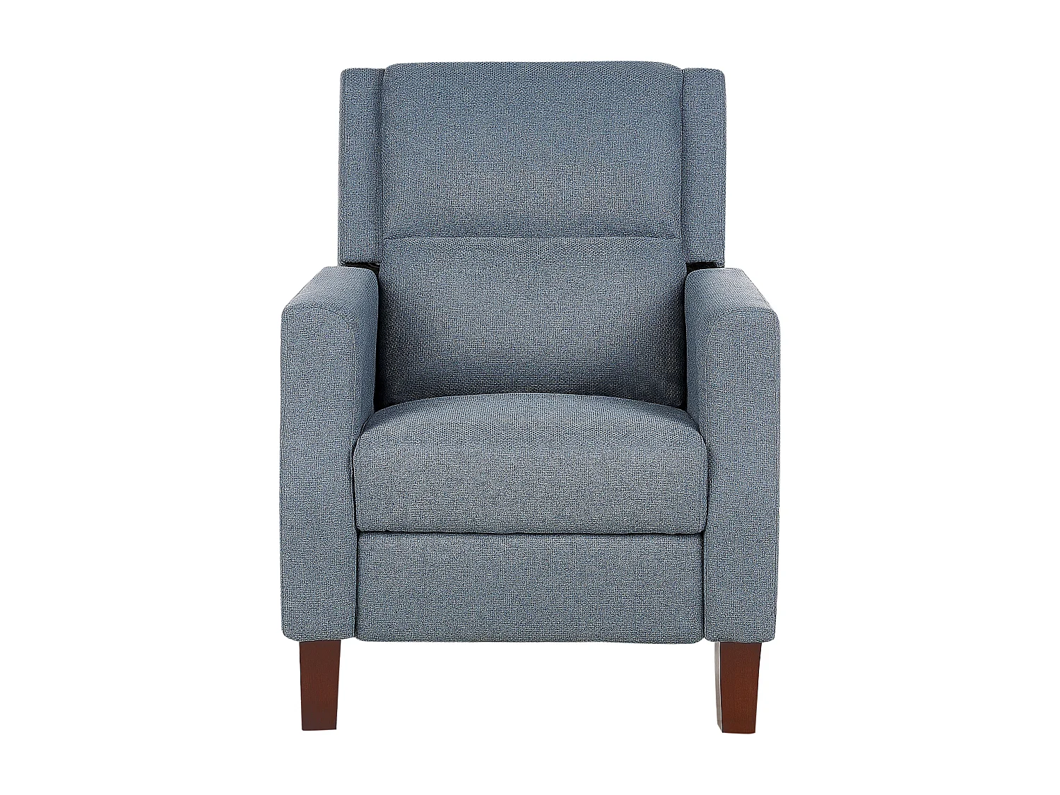 Fauteuil inclinable EGERSUND Repose-pieds inclus Tissu Bleu foncé