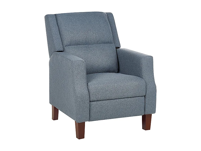 Sillón reclinable EGERSUND Tela Azul oscuro