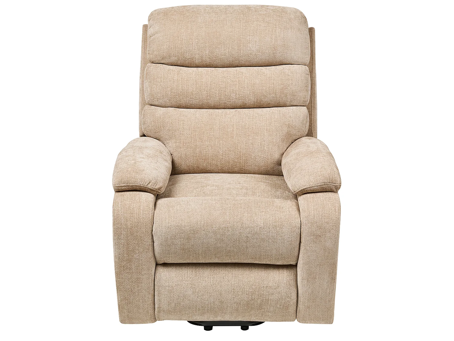 Electric Recliner Chair RISE with Footrest Fabric Beige