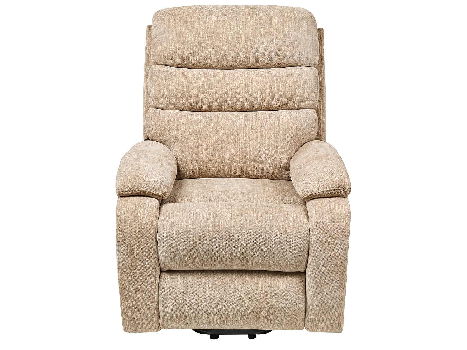 Electric Recliner Chair RISE with Footrest Fabric Beige