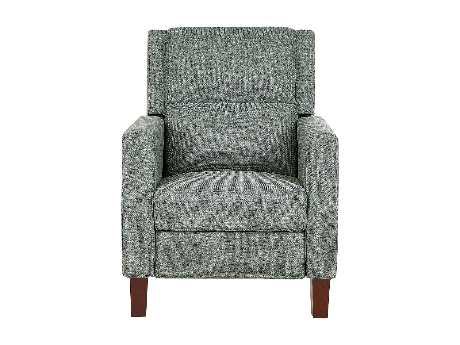 Fauteuil inclinable EGERSUND Repose-pieds inclus Tissu Vert clair
