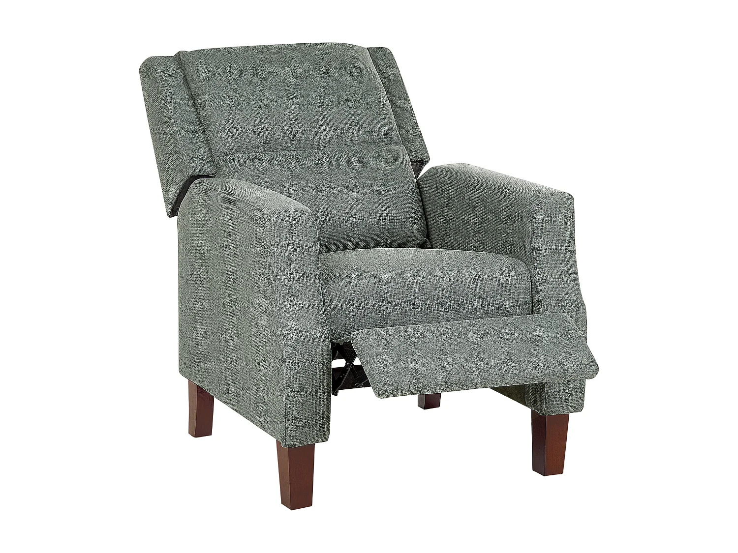 Fauteuil inclinable EGERSUND Repose-pieds inclus Tissu Vert clair