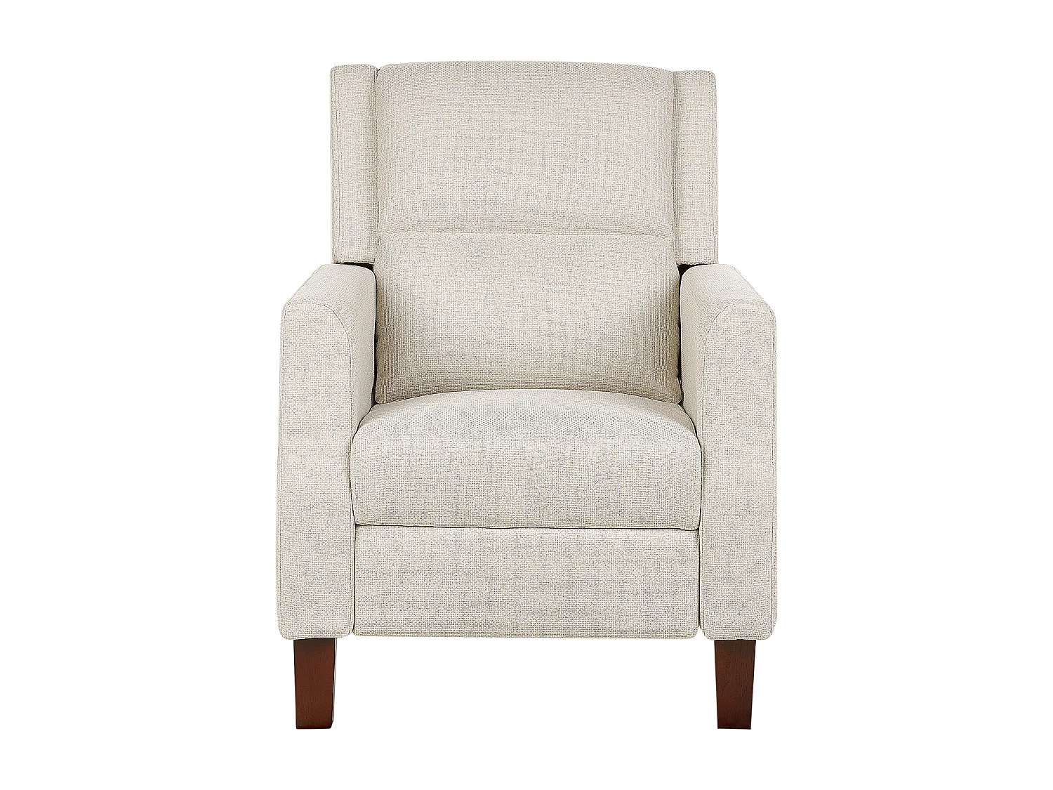 Fauteuil inclinable EGERSUND Repose-pieds inclus Tissu Beige clair
