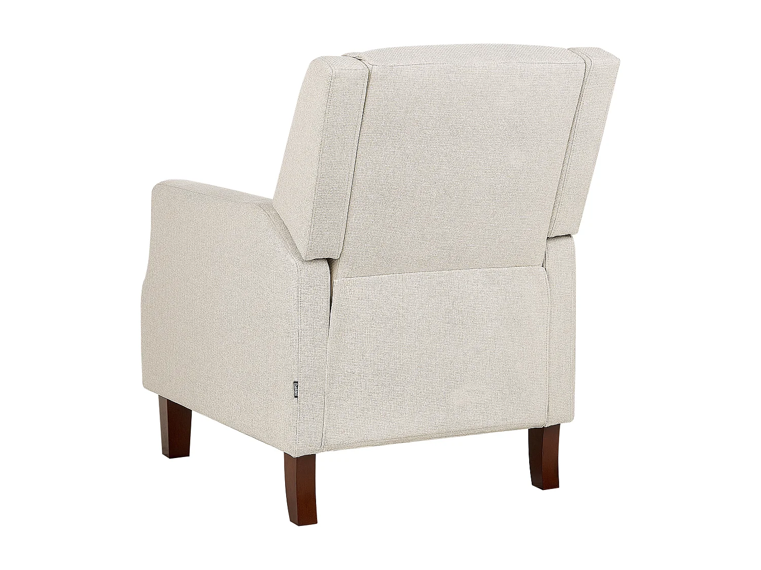 Fauteuil inclinable EGERSUND Repose-pieds inclus Tissu Beige clair