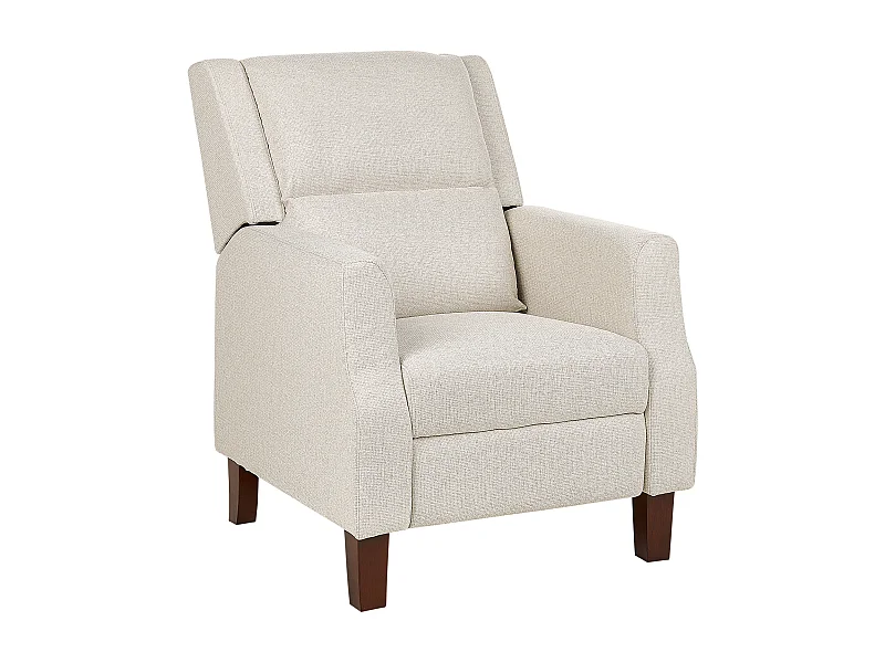 Sillón reclinable EGERSUND Tela Beige claro