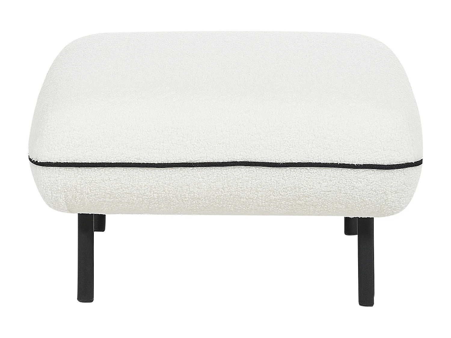 Ottoman TONSBERG Bouclé Blanc