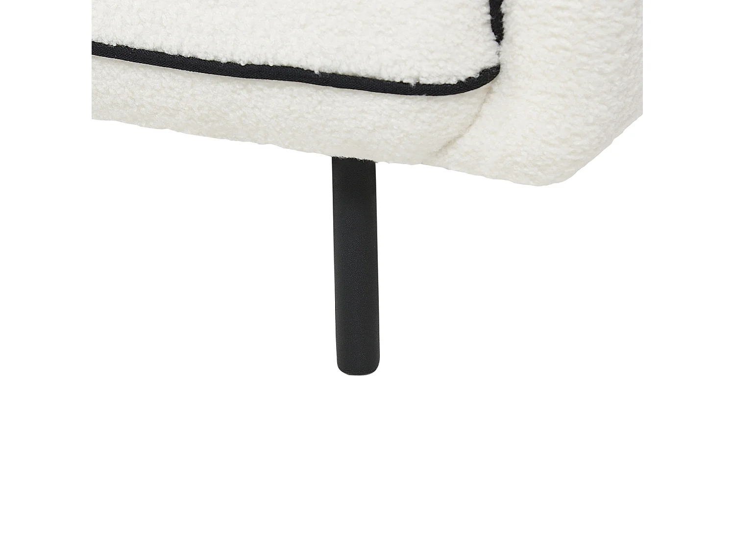 Ottoman TONSBERG Bouclé Blanc