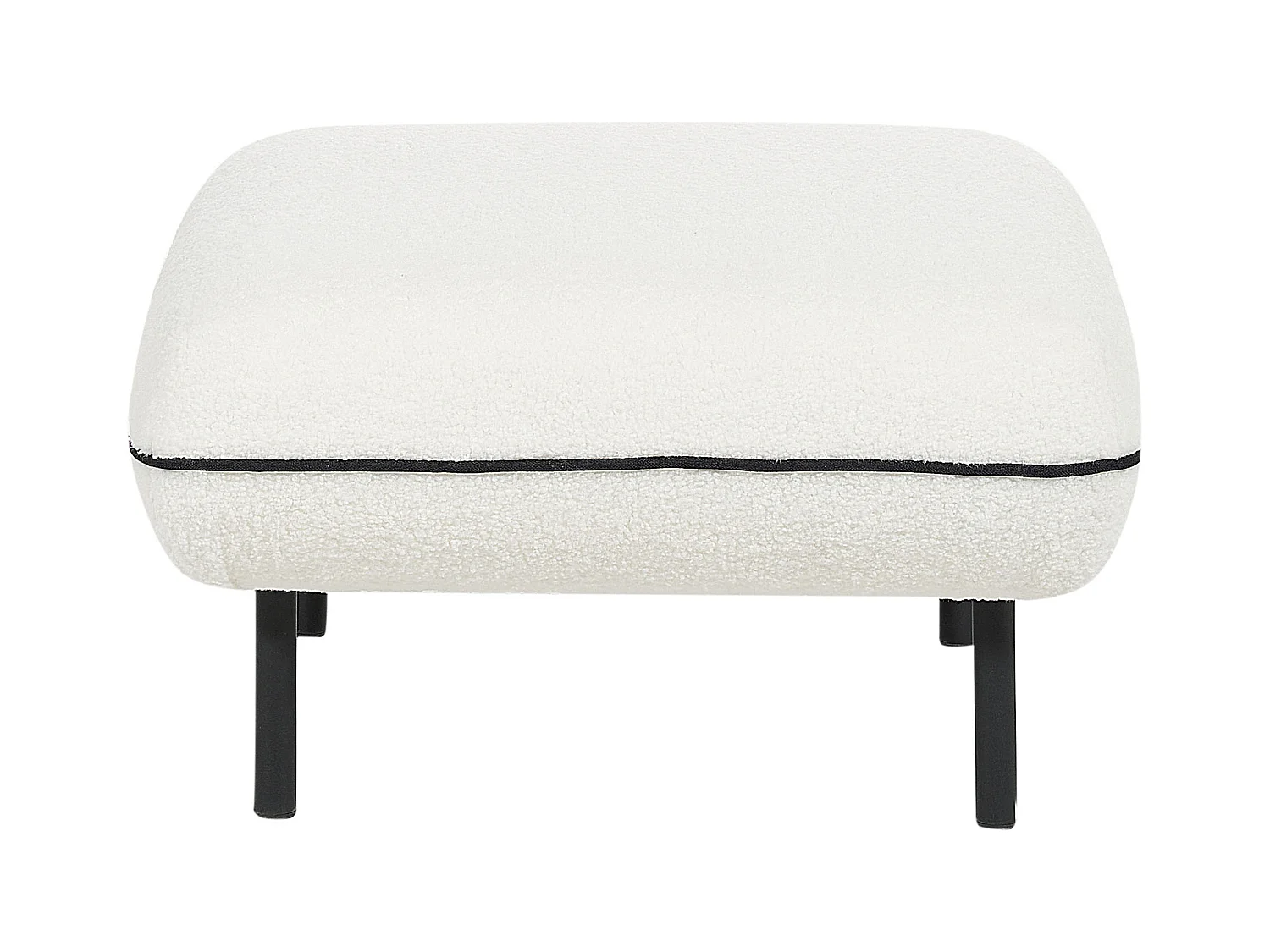 Ottoman TONSBERG Bouclé Blanc