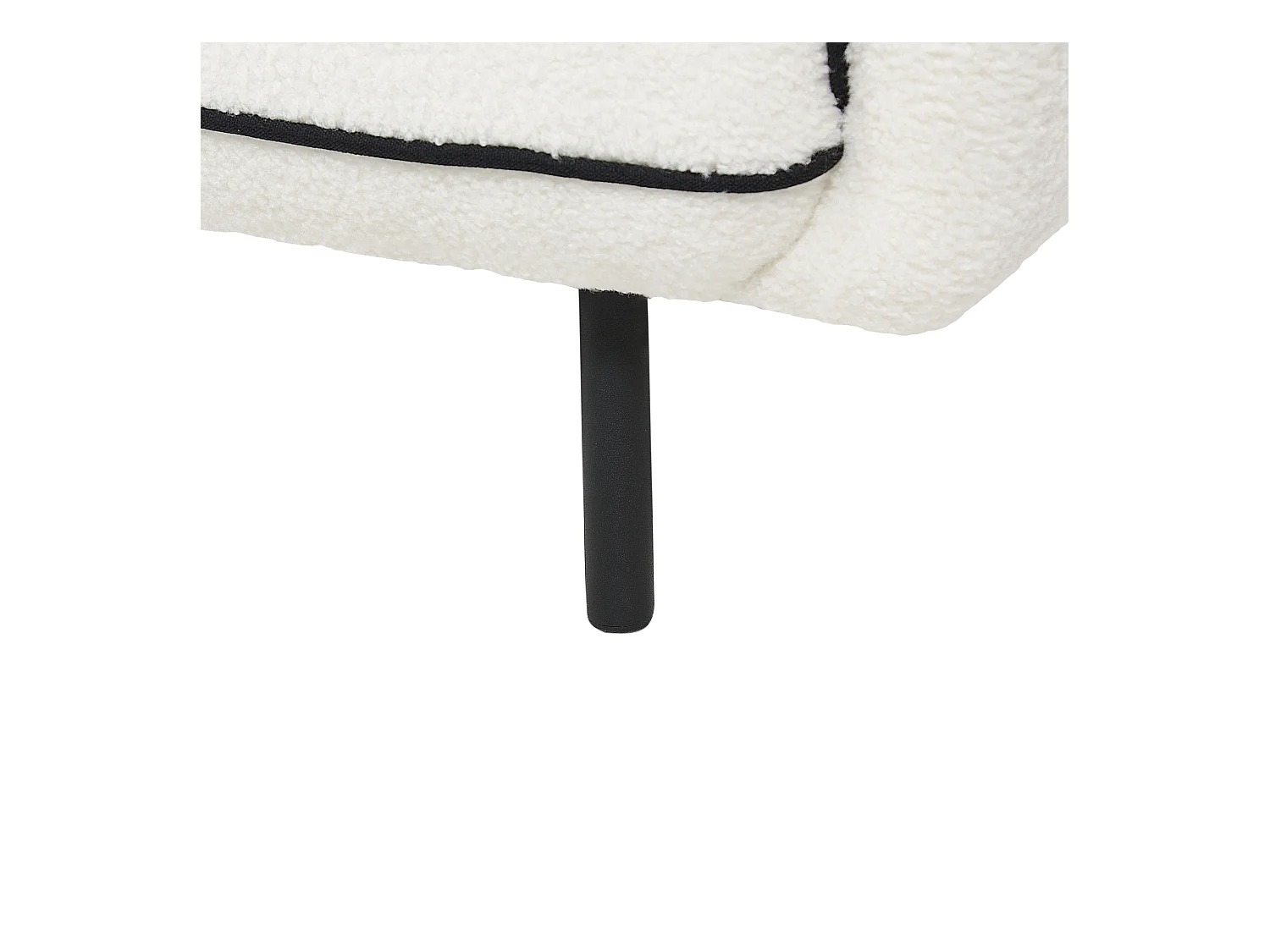 Ottoman TONSBERG Bouclé Blanc