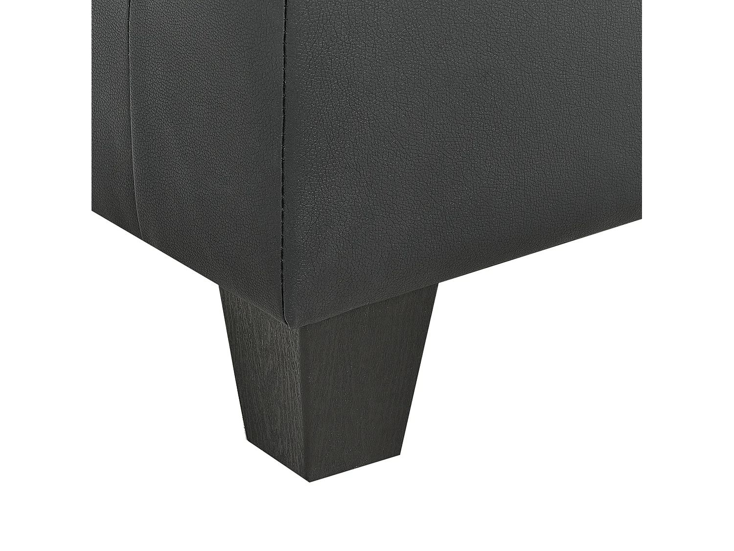 Ottomana UNSTAD Pelle sintetica Nero