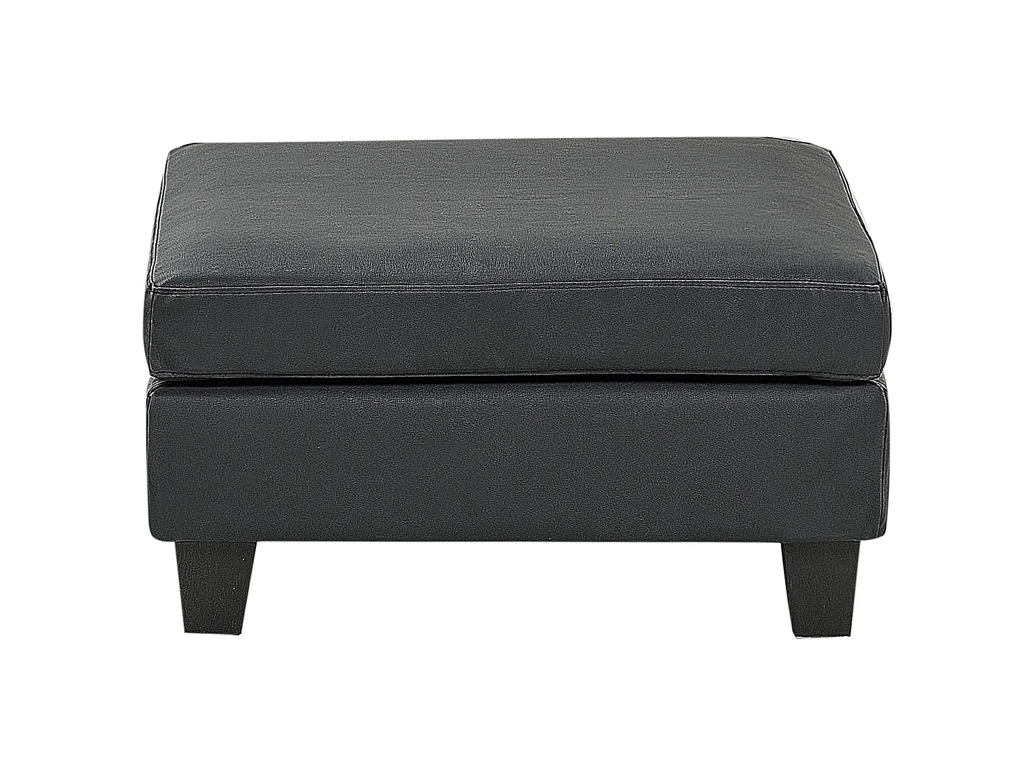 Ottoman UNSTAD Cuir PU Noir