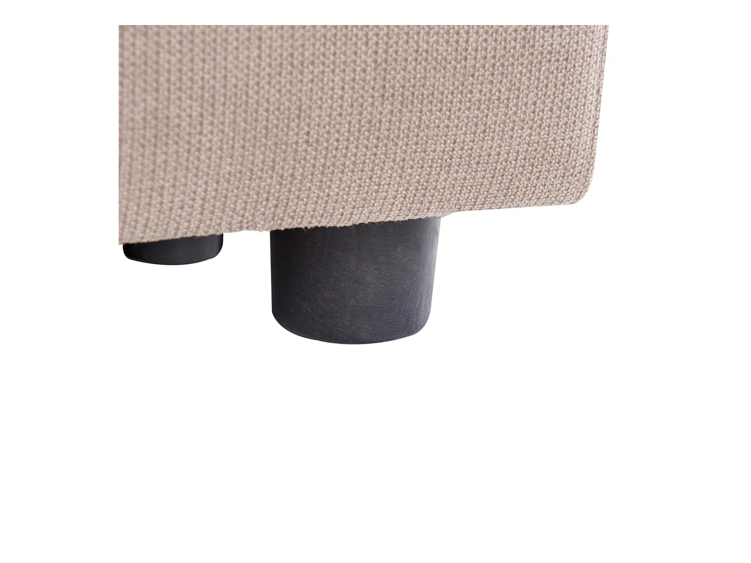Ottomana KOHLO Tessuto Tortora