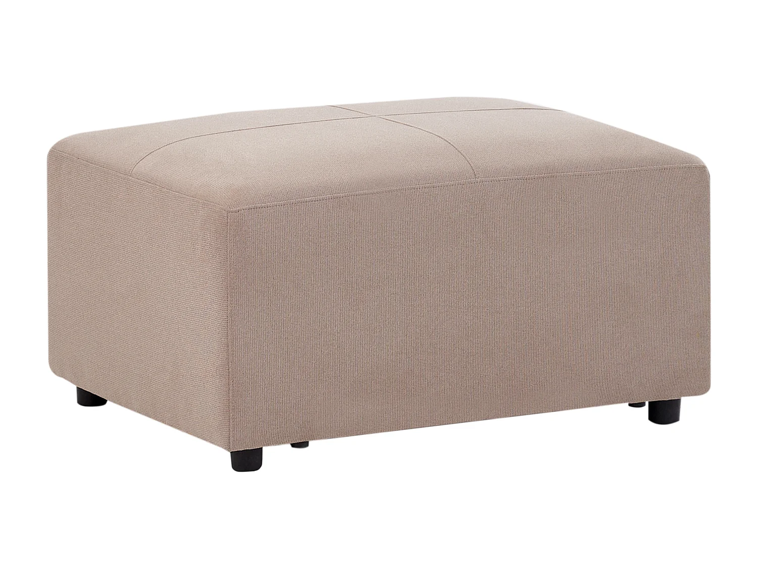 Ottomane aus Stoff beige / taupe rechteckig modern elegant Kohlo