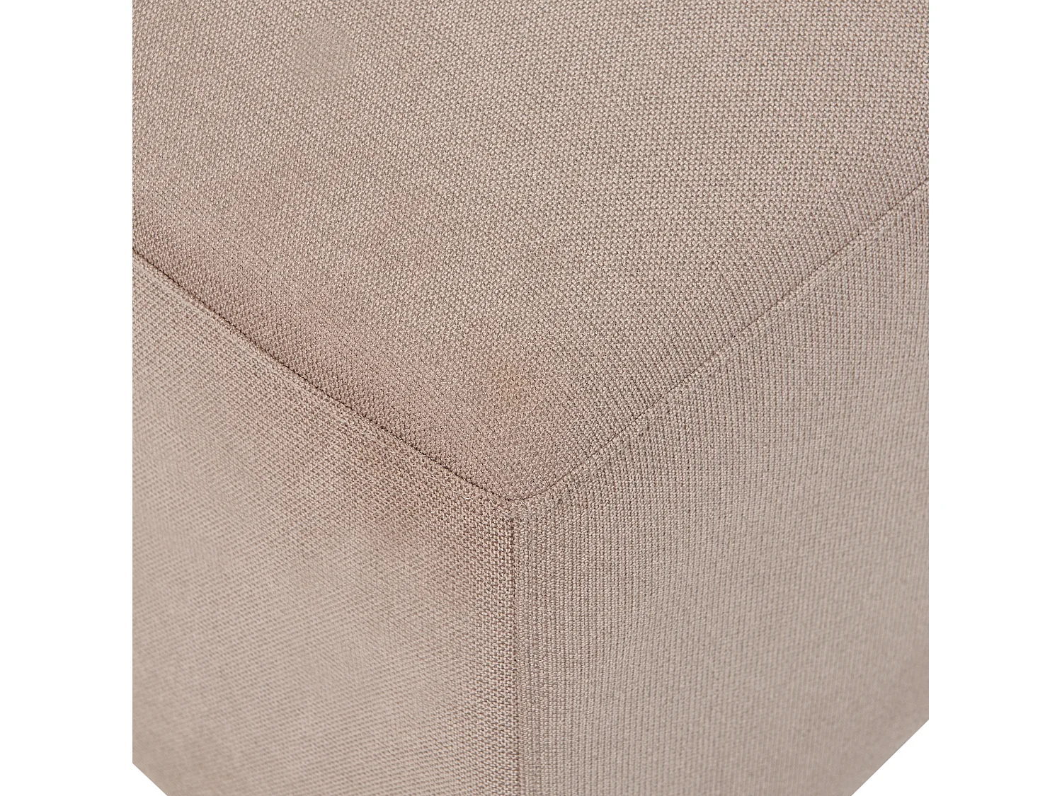 Ottomane aus Stoff beige / taupe rechteckig modern elegant Kohlo