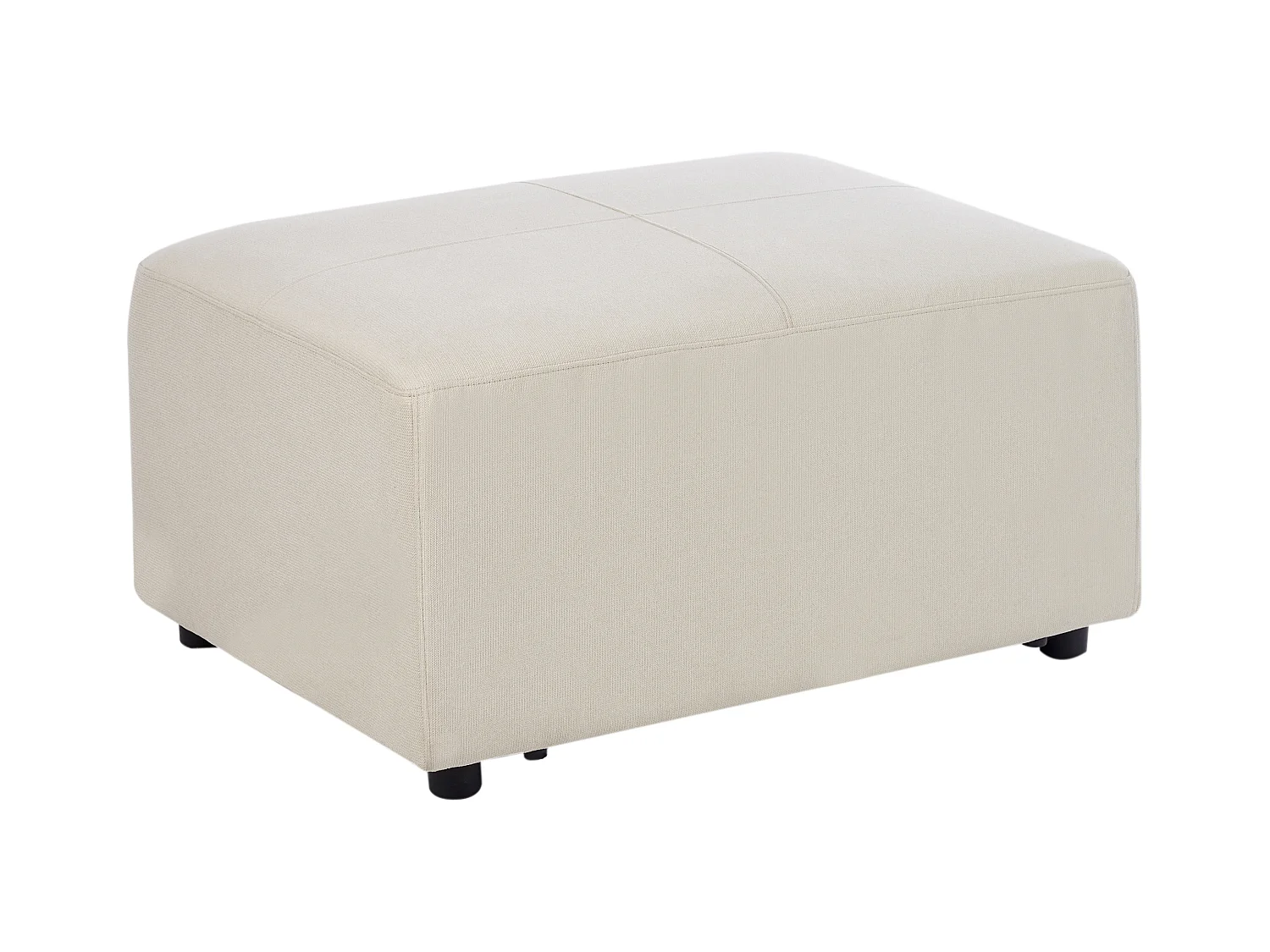 Ottoman KOHLO Tissu Beige clair