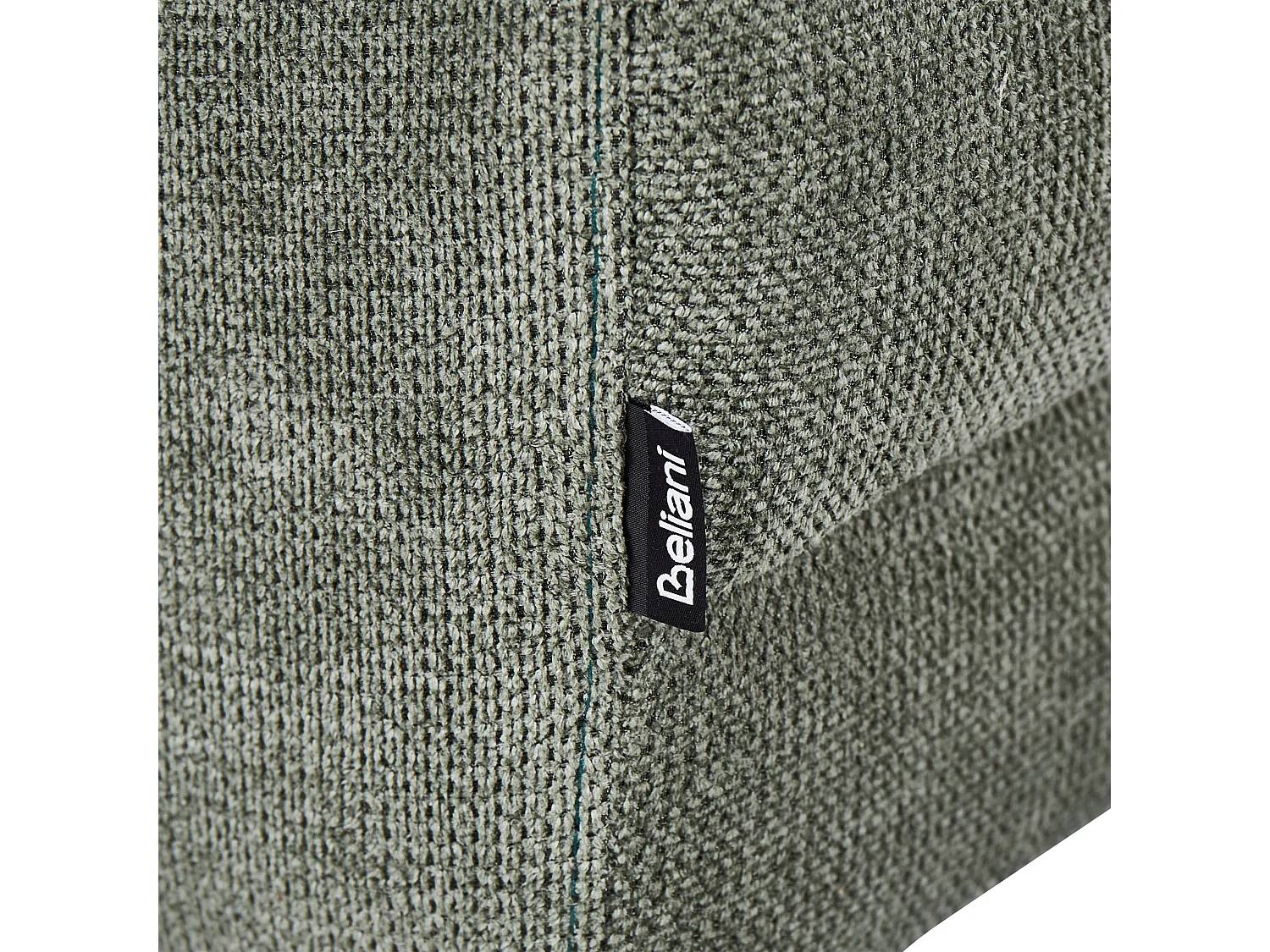 Ottomane ALNES Stoff Dunkelgrün