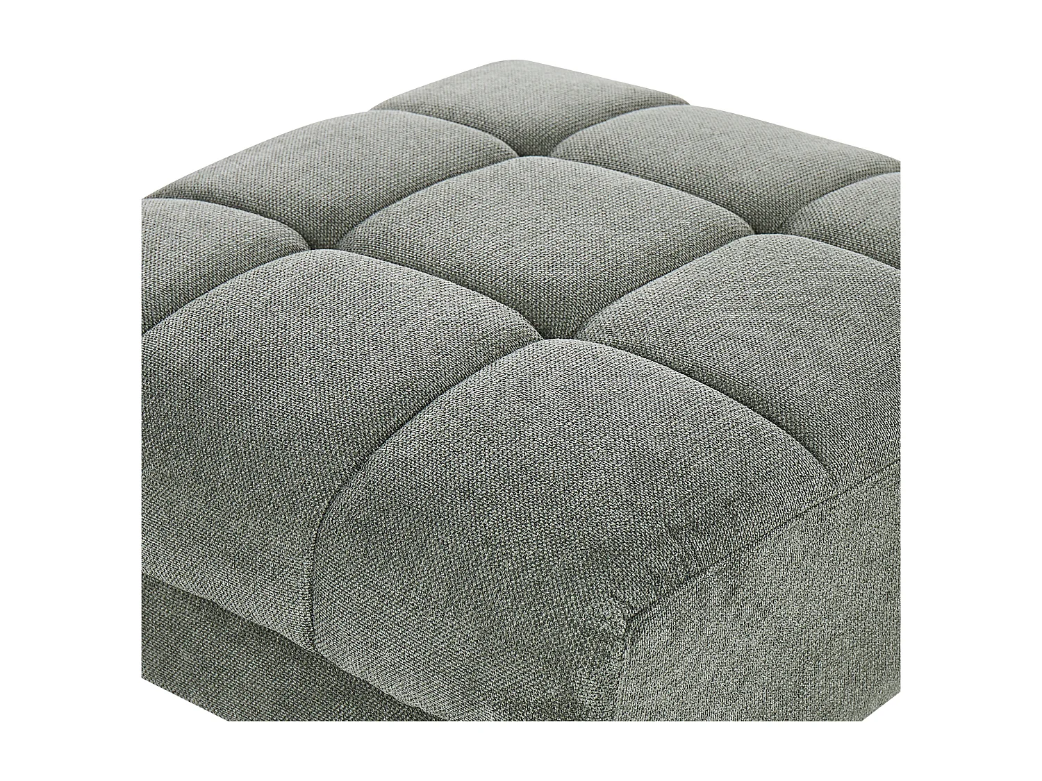Ottoman ALNES Tissu Vert foncé