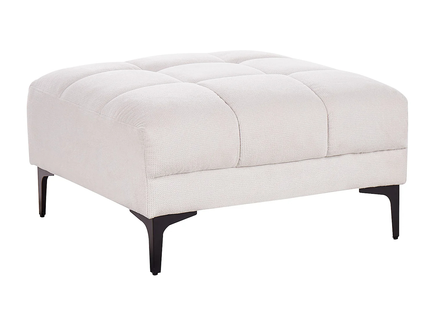 Repousa-pés ALNES Tecido Branco creme