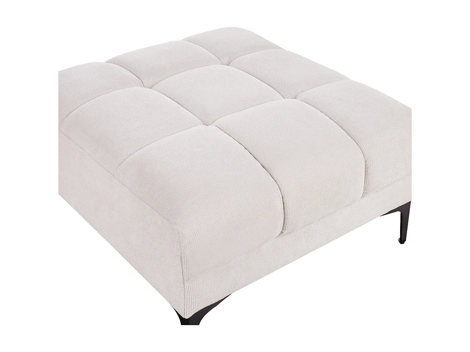 Repousa-pés ALNES Tecido Branco creme