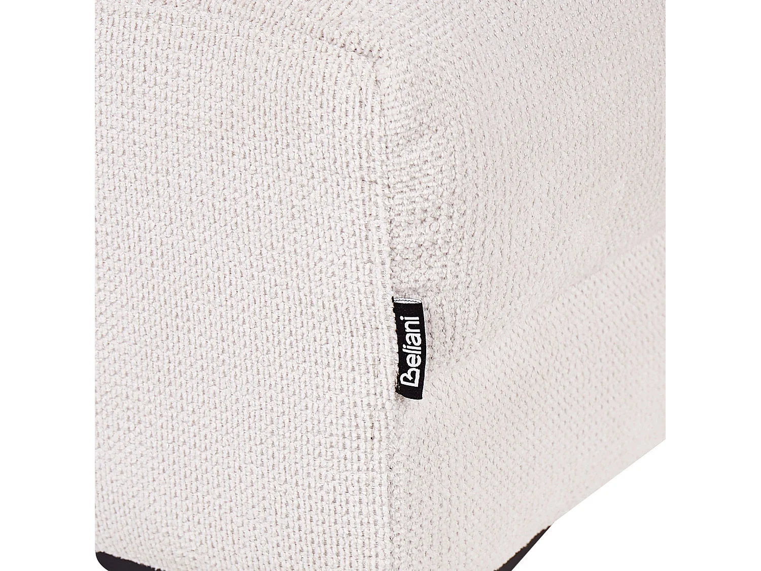 Ottomaan ALNES Stof Gebroken wit