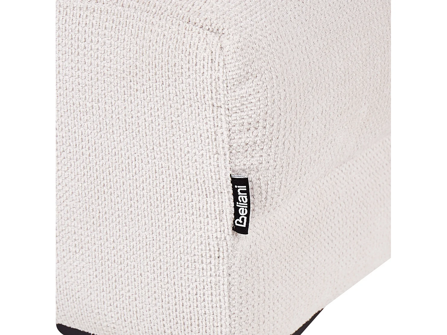 Ottoman ALNES Tissu Blanc cassé