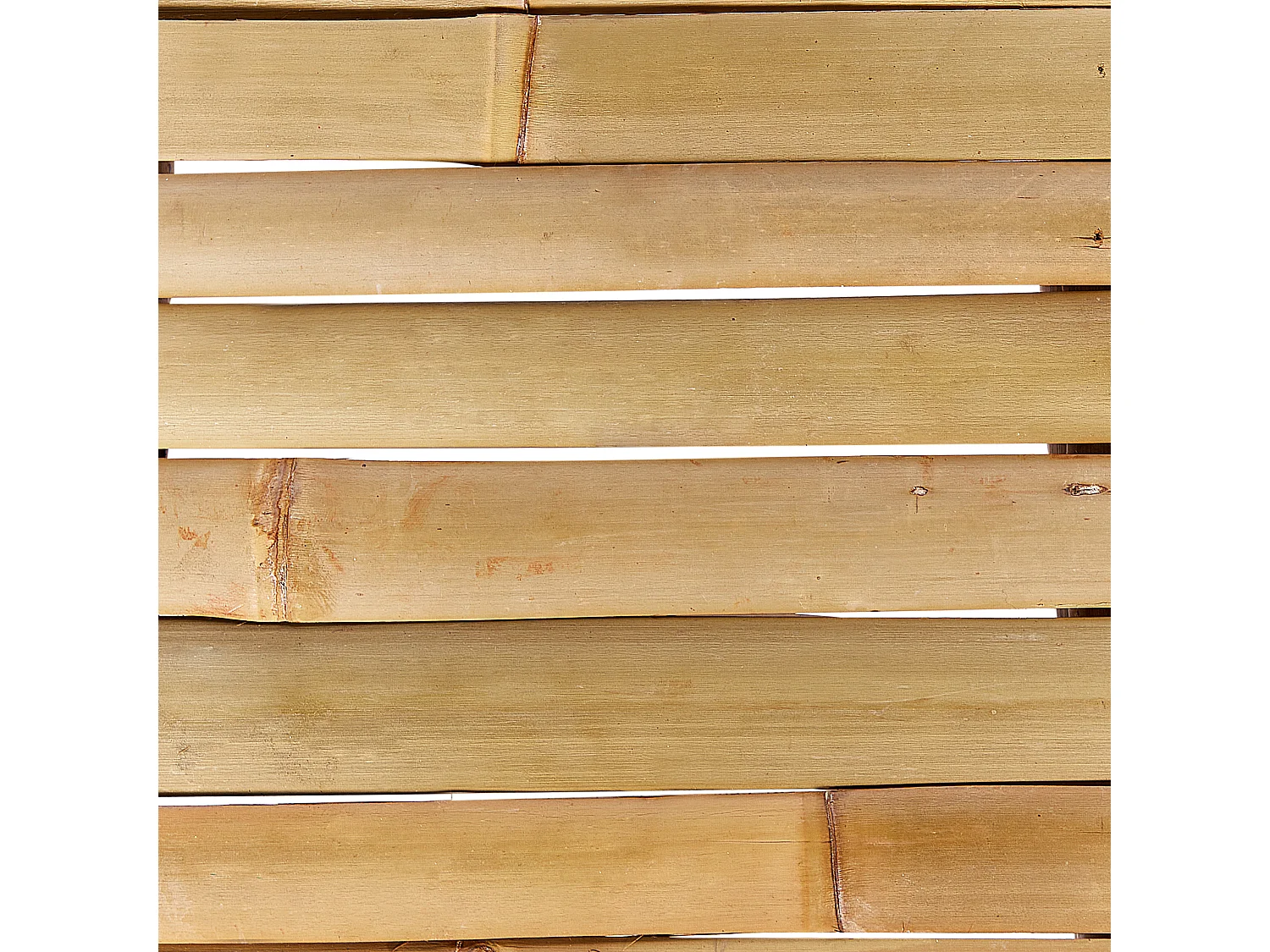 Otomana ogrodowa CERRETO Drewno bambusowe Beżowoszary