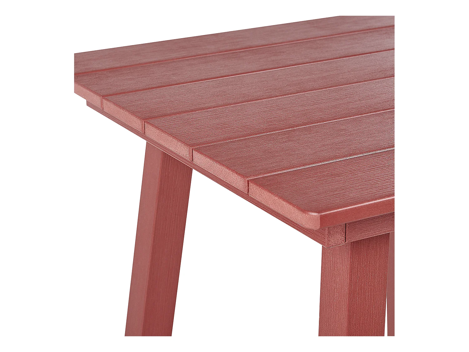Garten Bartisch ADIRONDACK 60 cm 59 cm Kunststoff Rot